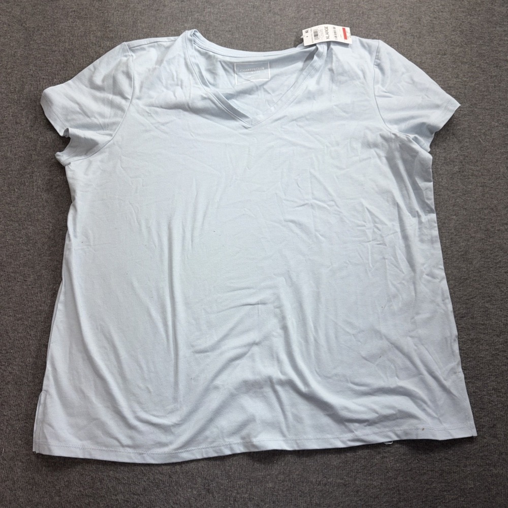 Charter Club In Intimate Women's‎ Sleep Shirt Blue Size XL NWT